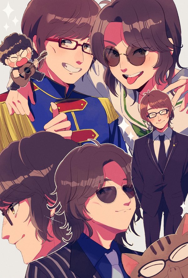 「#とにかくワチャーッと集合してる絵を晒す見た人もやる特撮とコロコロとALFEE!」|まゆげねこのイラスト