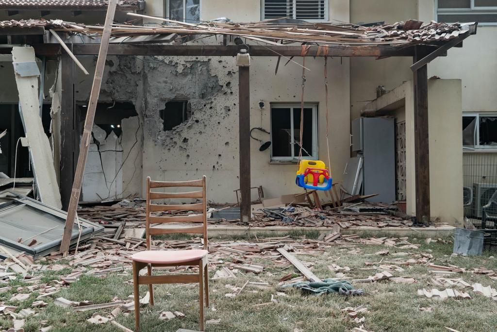 IDF's tweet image. This was a family's home, full of life, love and laughter.

Now, it stands in deafening silence.