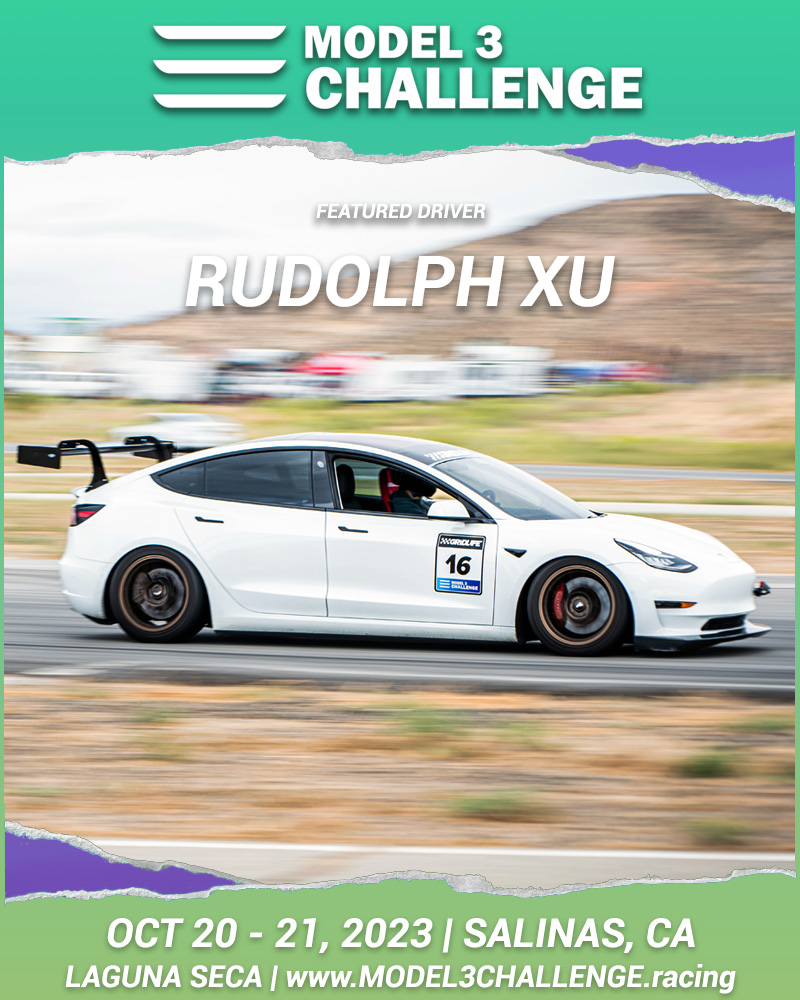 Model3Challenge's tweet photo. We welcome back two of our most tenured competitors - David Schlessman and Rudolph Xu! Both have improved their driving notably throughout the series this year, and we're excited to see them back on track at Laguna Seca this weekend!
#Tesla #Model3 #TeslaModel3 #Model3Challenge #EV #Racing #GRIDLIFE