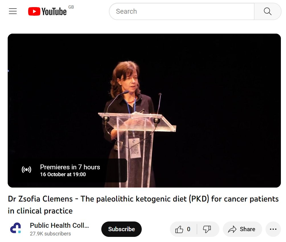 This week's video is our first ever conference talk on cancer with <a href="/ClemensZsofia/">Zsófia Clemens, PhD</a>

Tune in tonight from 7pm UK time on our <a href="/YouTube/">YouTube</a> channel 🙂

youtu.be/OWTc02J_O7s

#PHC2023