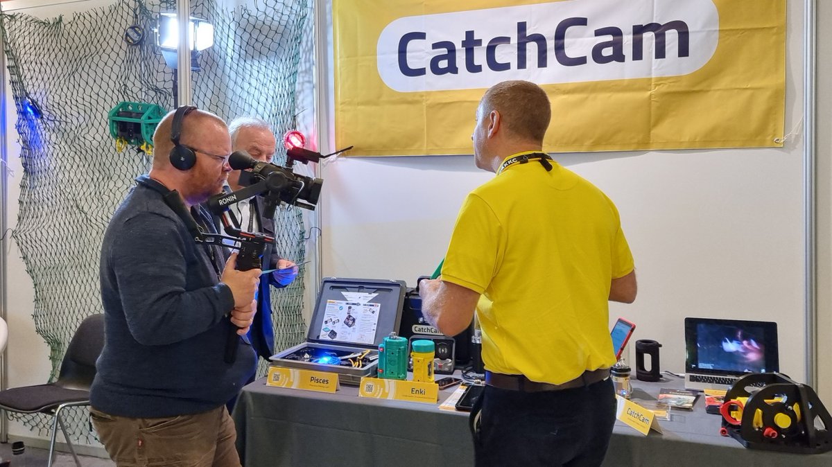 CatchCam_Tech's tweet photo. Thank you for a great event in #Denmark at #DanFish!
It was a pleasure chatting with you all & demonstrating how the #CatchCam camera can be easily implemented into #fishing operations.
Missed us? Contact: https://t.co/BAAezUsJCY
📸@oceanbytesinc vonin_group @Marport_Fr https://t.co/zq46fh7jVo