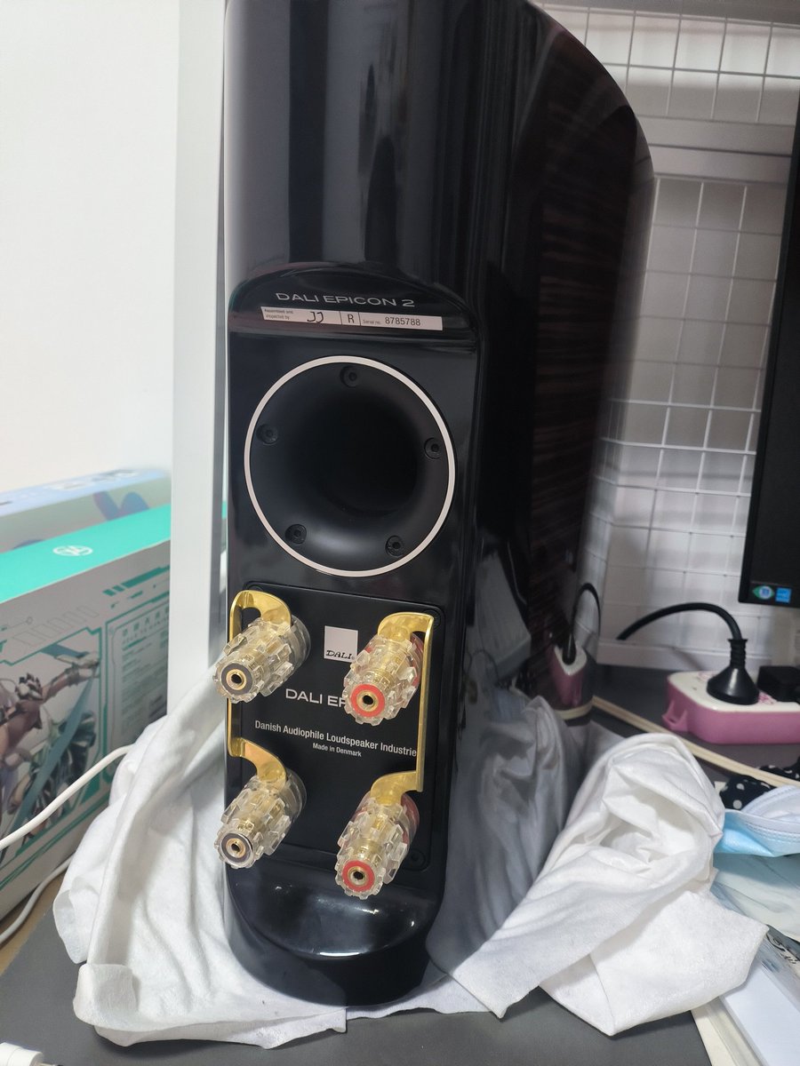 hanyuesama's tweet photo. 入手了生人第一对品牌音箱：达尼 epicon 皇室2号
好开心啊 https://t.co/HicHS7sUfH