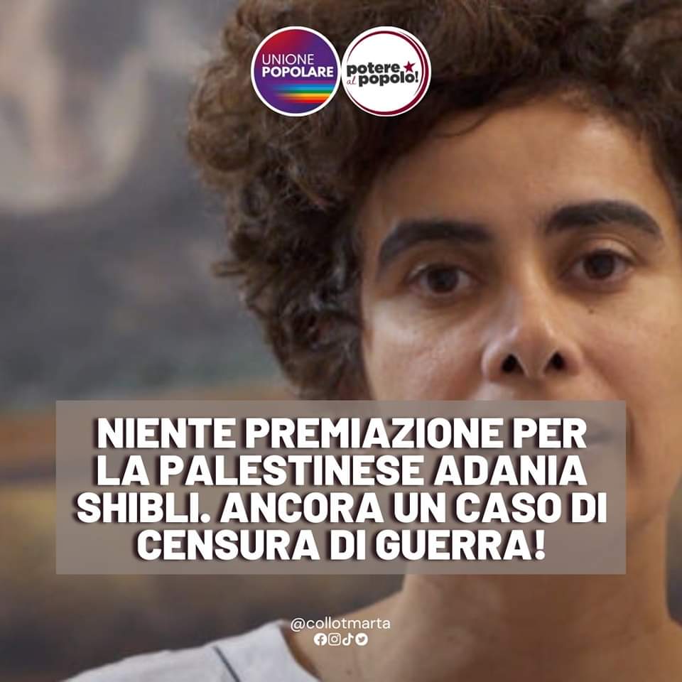 Alla Fiera del Libro di Francoforte non ci sarà nessuna premiazione per il romanzo della scrittrice palestinese Adania Shibli. "Un dettaglio minore" tratto dalla storia vera, lo stupro e l'assassinio di una donna beduina da parte di soldati israeliani nel 1949,l.
1/4