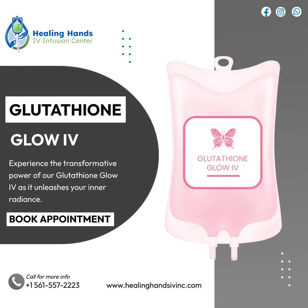 Experience the transformative power of our Glutathione Glow IV as it unleashes your inner radiance.

Bookings: 📞 +1 561-557-2223

#ivtheraphy #glutathioneivdriptherapy #ivdriptherapy #skinbrightening #glutathioneivdriptherapy #hydration #vitamin #detox #energy #healinghealth