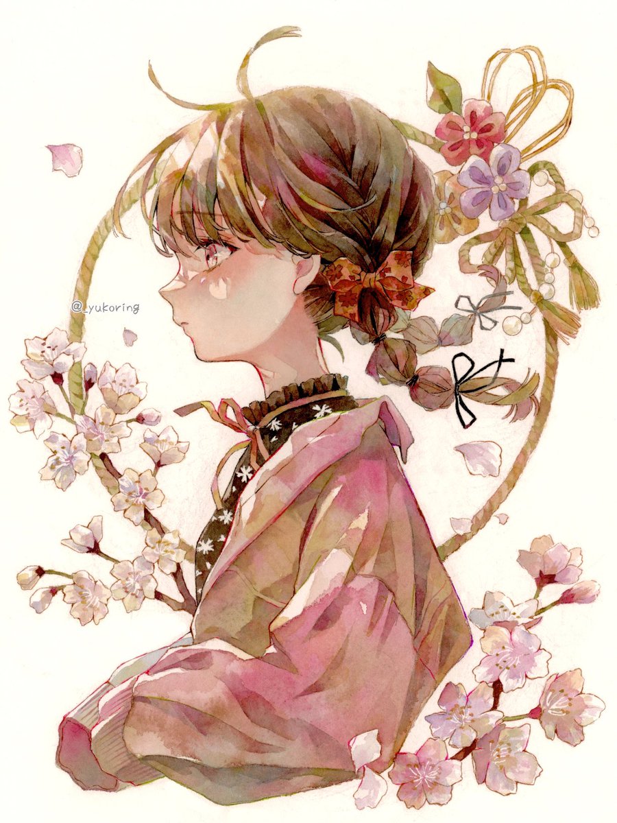 「手描きイラスト*透明水彩 」|優子鈴(ゆこりん)◆初画集4/24のイラスト