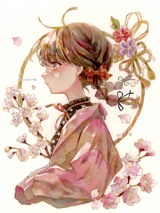 手描きイラスト*透明水彩 
