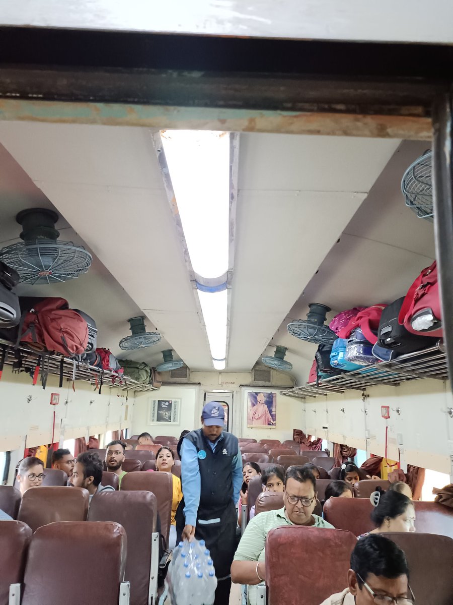 cinesen's tweet photo. I paid for "Bande Bharat" and see what I got! Boarded from NJP for Howrah,  16.10.23, at 3 pm. https://t.co/B2Tk4I7fFk