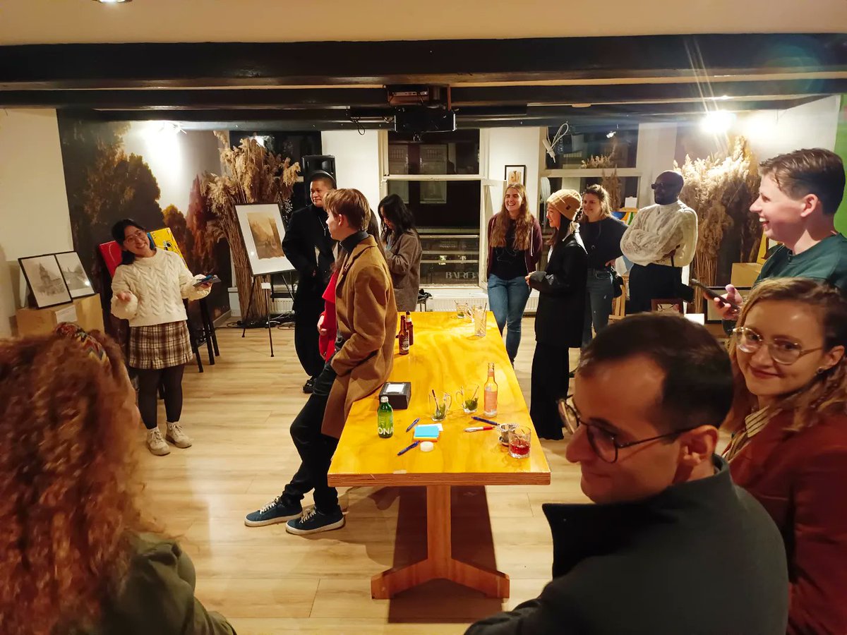 Our art event was a success! 
Thanks to all the artists and visitors who attended the event; indeed, there's a lot of talent among our PhD colleagues!

#GopherGroningen #art #artexhibition #phd #PhDLife