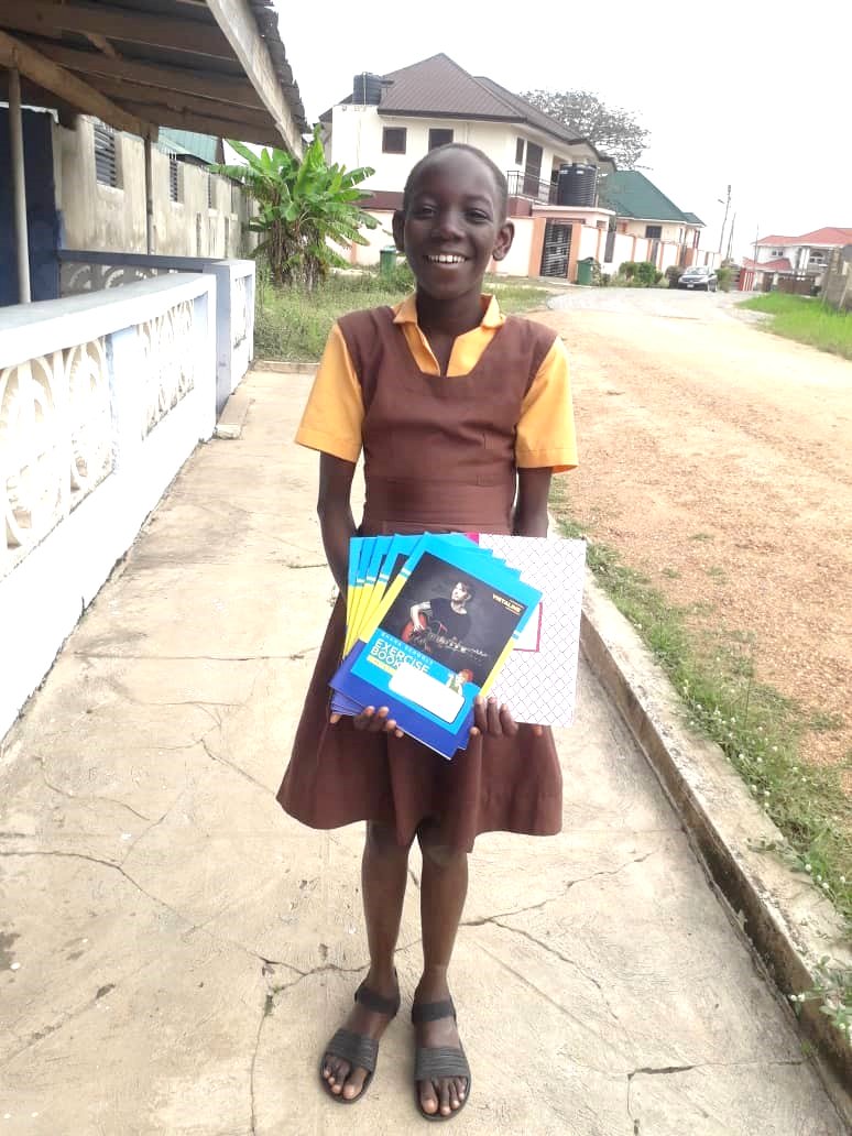 ghana_ecm's tweet photo. Rosemary Agyeiwaa, a Bible club member at Koforidua Hope Center, lives with her mother, a single parent, mostly not regular and punctual in school due to lack of support. As she received basic support from the center, she reports to school regularly and putting in her best. https://t.co/cBderz3yJS