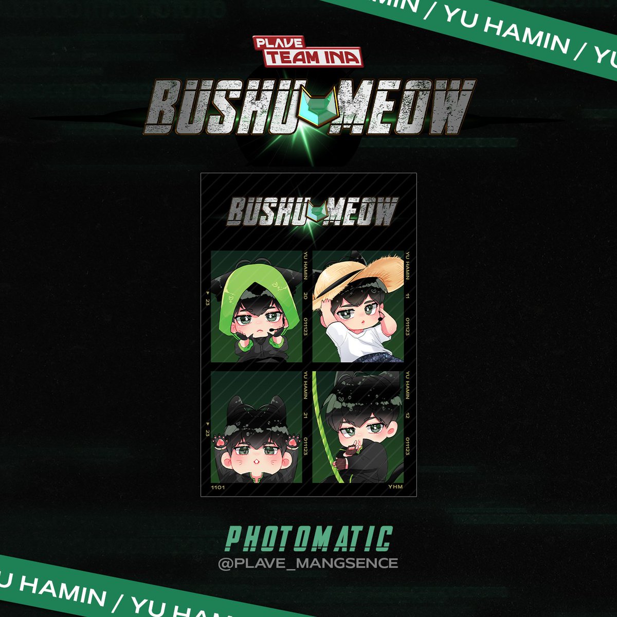 PLAVE_TeamINA's tweet photo. 🐈⬛ 𝐀𝐑𝐓 𝐑𝐄𝐕𝐄𝐀𝐋 🖤
Photomatic by @Plave_mangsence
Thank you so much to our incredible artists for your contribution to the success of our Hamin's Birthday Project 🖤
#BushuMeow
#PLAVE #플레이브 #HAMIN #하민 https://t.co/tGOFBQT0hg