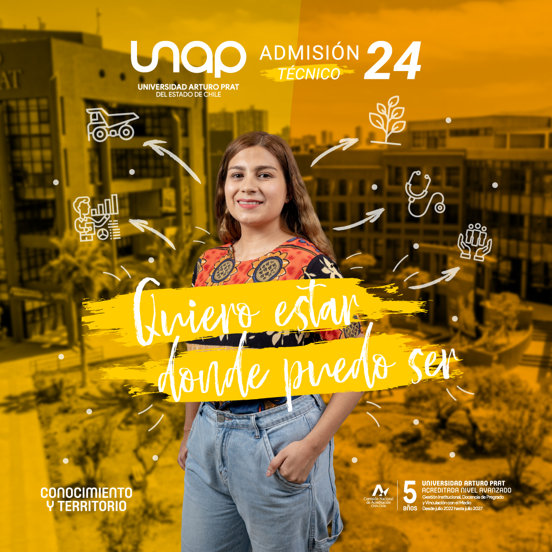 ¡Ya partió el proceso de postulación para las carreras Técnicas de Nivel Superior de la #UNAP!

Puedes hacerlo online en: admisionunap.cl 

Si eres estudiante nuevo/a, la matrícula es gratis

#QuieroEstarDondePuedoSer #Arica #Iquique #Antofagasta #Santiago #Victoria