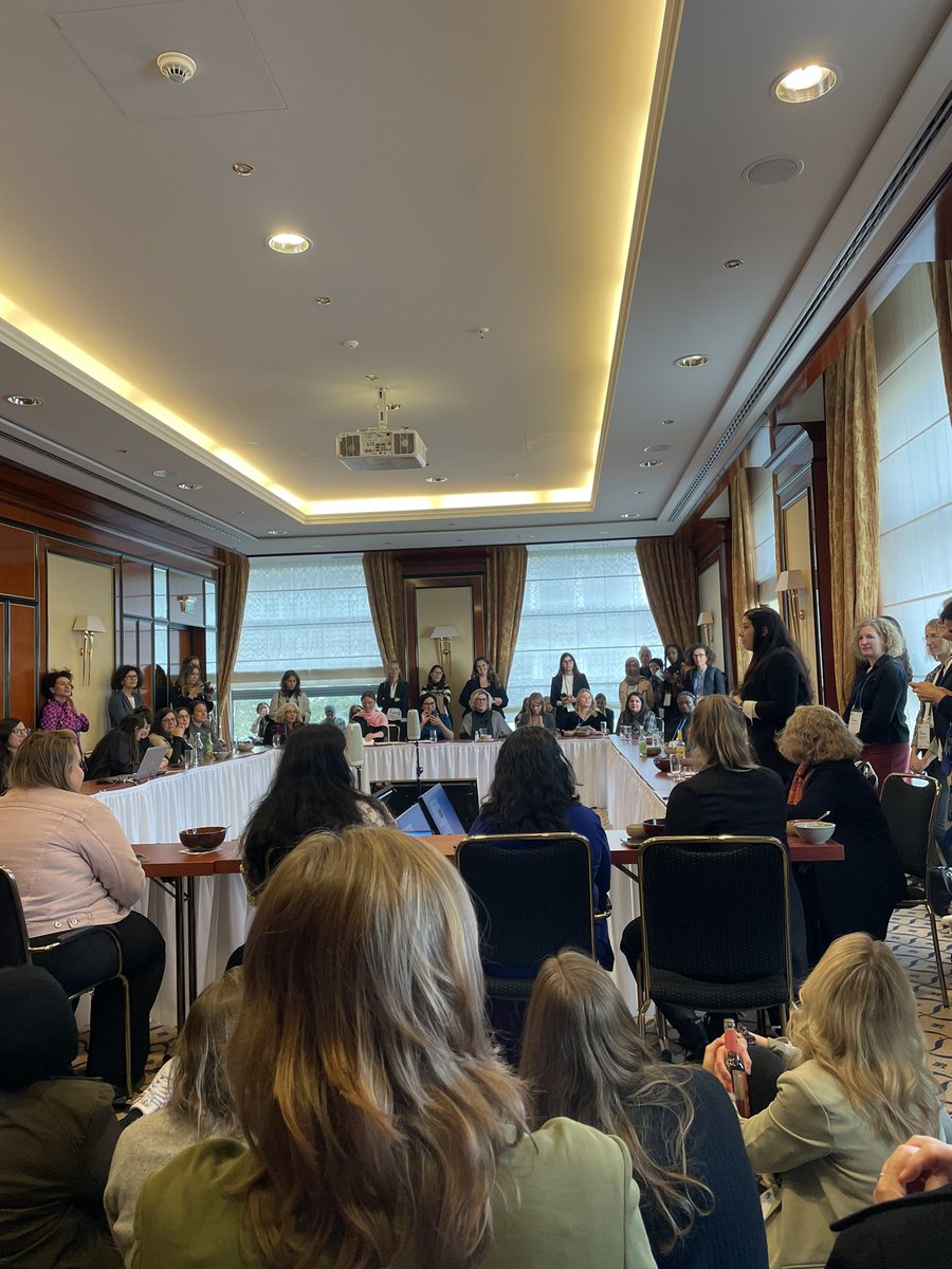 So inspiring to be in a room full of highly involved women in the field of Global Health and gender equality at the #WHS2023. Thanks for organizing and connecting @womeninGH