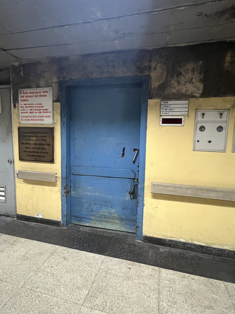 charlenethuring's tweet photo. Visiting the emergency unit at #ColomboGeneralHospital might put you at risk of catching something more serious due to the shockingly unkempt conditions of the building. And this is only the X-ray waiting area. Cannot imagine the rest. @Keheliya_R @MoH_SriLanka @WHOSriLanka https://t.co/1872uodGim