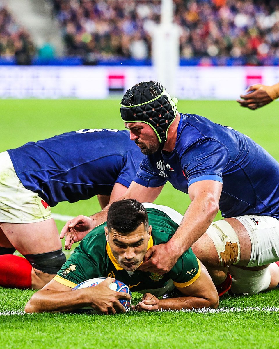 Springboks's tweet photo. One for the ages 💥
#Springboks #StrongerTogether #RWC2023
📸 Gallo / Getty Images https://t.co/2nYqBIwbNc