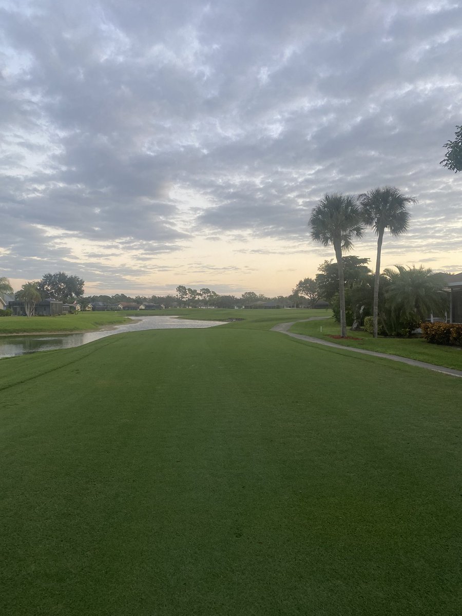 Man she’s mint right now!! I couldn’t be happier with the course right now and the work from the crew this summer. Season is almost here! #makingmoves #earlymornings #swfl #getoutandplay #letsgoooooo