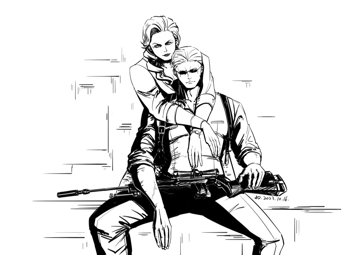 MrS101kkkkou's tweet photo. #residentevil #Chrisredfield #Clairredfield #AlbertWesker #AlexWesker https://t.co/8vQ8HBc35H