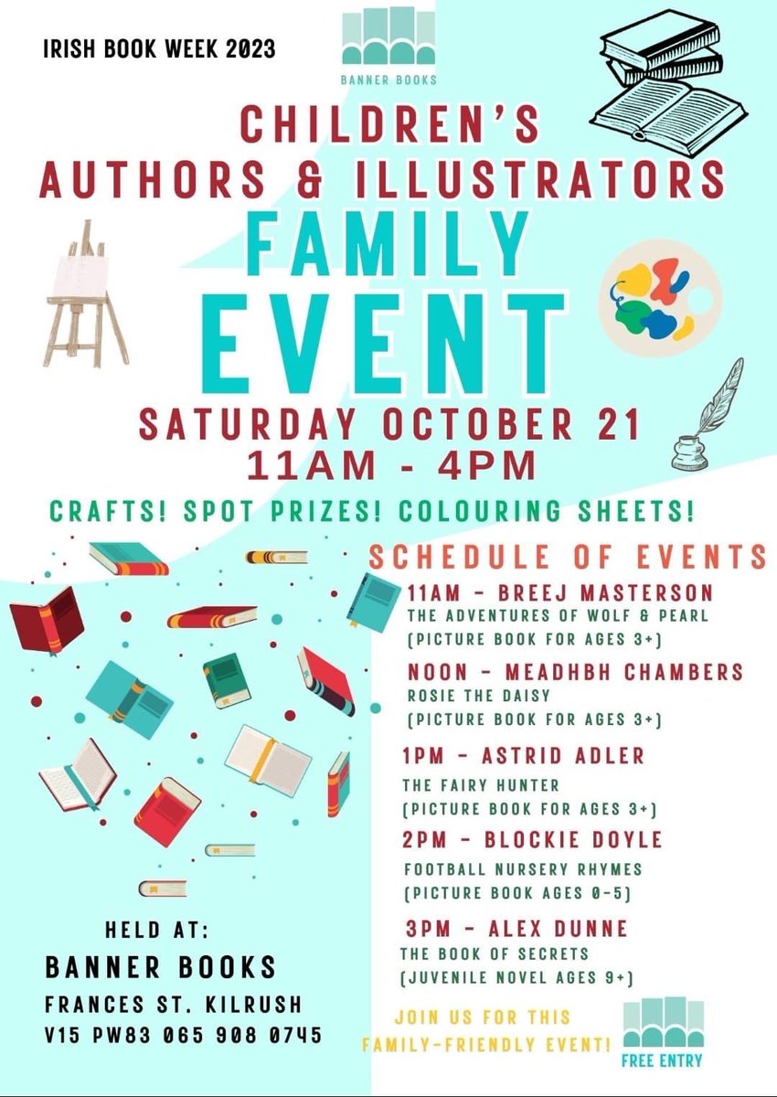 Bookselling Ireland (@booksellingirel) on Twitter photo This is happening on Saturday!!
#IrishBookWeek This is happening on Saturday!!
#IrishBookWeek