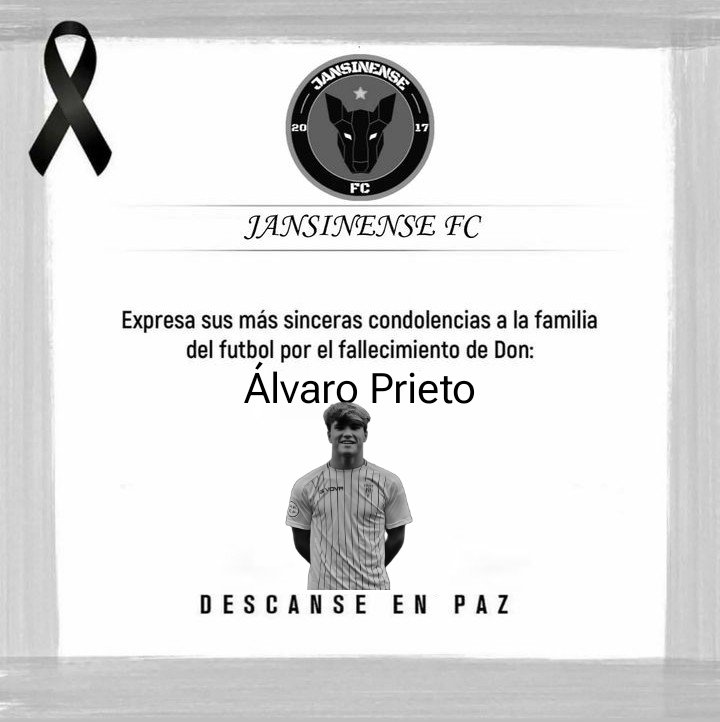 LAMENTAMOS LA PERDIDA A LA FAMILIA Y AL <a href="/CordobaCF_ofi/">Córdoba CF</a> 
DEP ÁLVARO➰