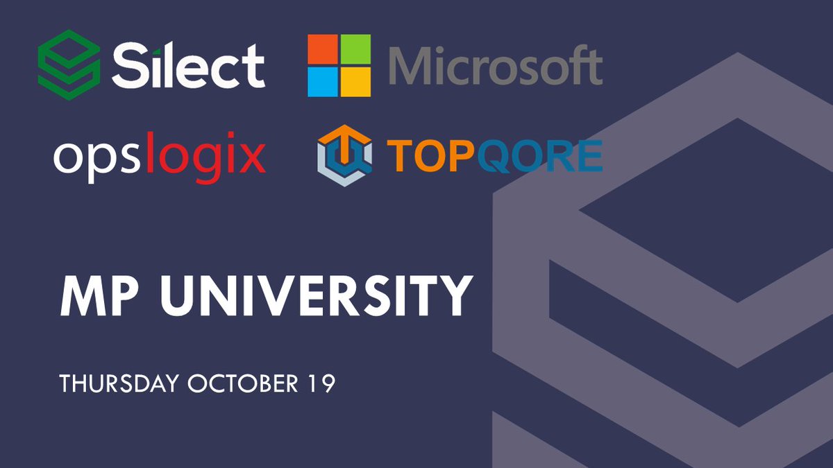 We're excited to welcome Ankur Gupta from the #SCOM Product Group who will kick-off MP University with his session "SCOM MI &amp; Beyond". Join us Oct. 19  silect.com/mp-university/