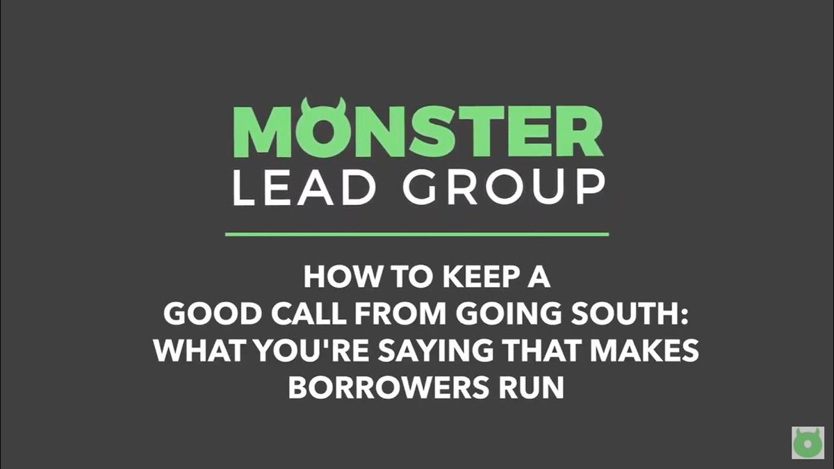 It's really important to try and keep people in cognitive ease when on a sales call. Watch as Head Monster Ken Bartz walks you through exactly how to keep a borrower in cognitive ease. #sales #mortgage bit.ly/3sJmp8n