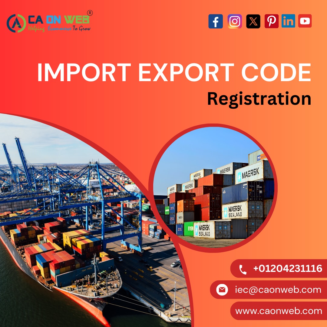 caonwebonline's tweet image. Import Export code Registration in India.
If you are doing any import or Export, you must have IEC Import-Export Code.
Click here: ieccodeonline.in
#iec #importexportcode #onlineieccode #caonweb #adcode #caservicesonline