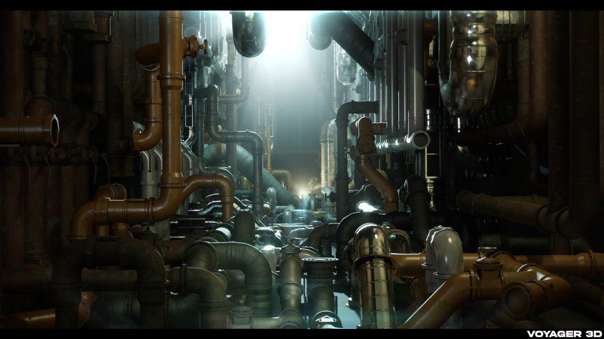 polypusherjake's tweet image. We&apos;ve just finished up this beautiful modular pipes pack, all modeled in blender of course 😩🧐
artstation.com/artwork/RyQOKr