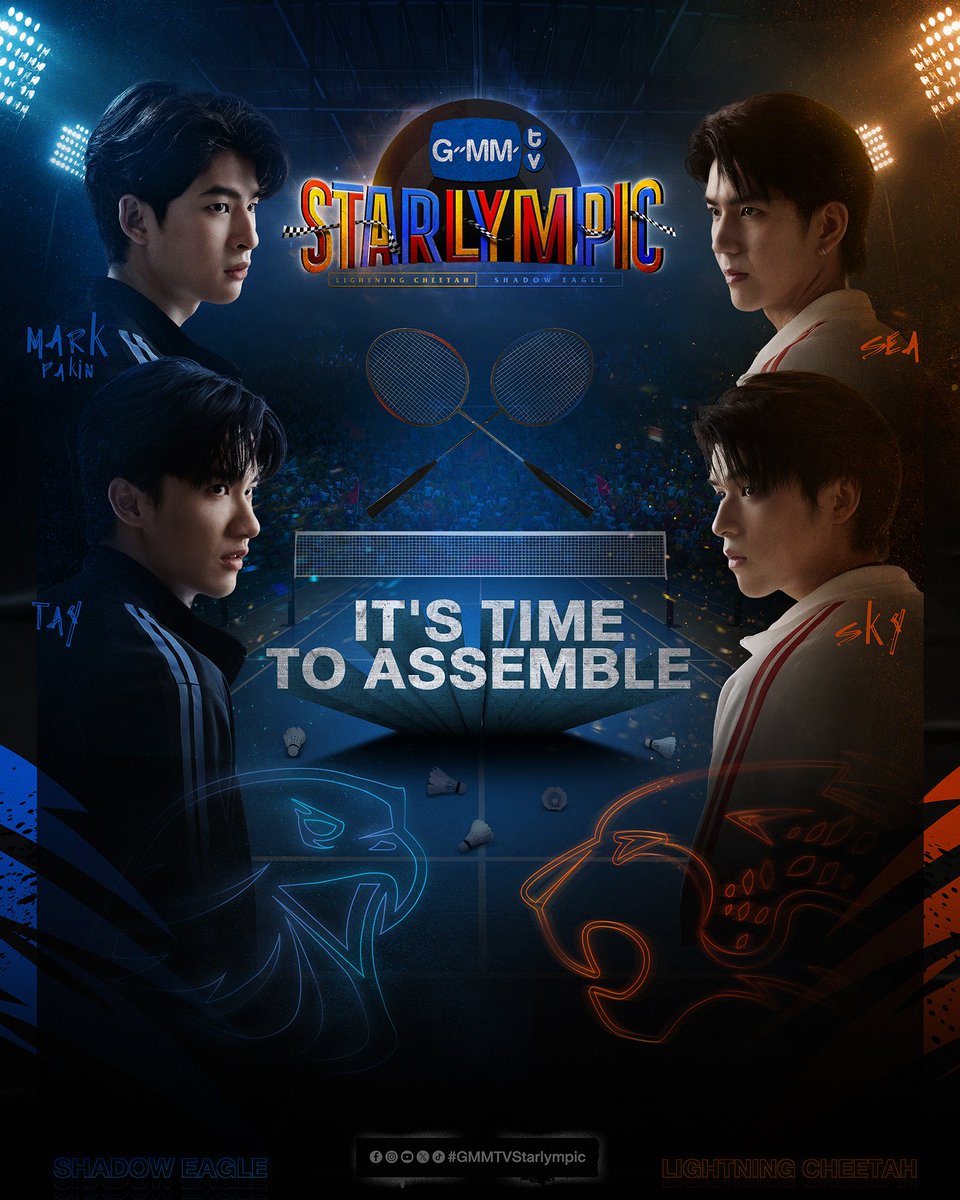GMMTV's tweet photo. GMMTV STARLYMPIC 🏆
BADMINTON 🏸
📍23 DECEMBER 2023 | IMPACT ARENA, MUANG THONG THANI
💥 Tickets on sale: 28 October 2023 | 10 AM at Thaiticketmajor
🔗 MORE INFORMATION : https://t.co/awuSbZfmbz
#GMMTVStarlympic
#GMMTV https://t.co/iRCfpVfeT4
