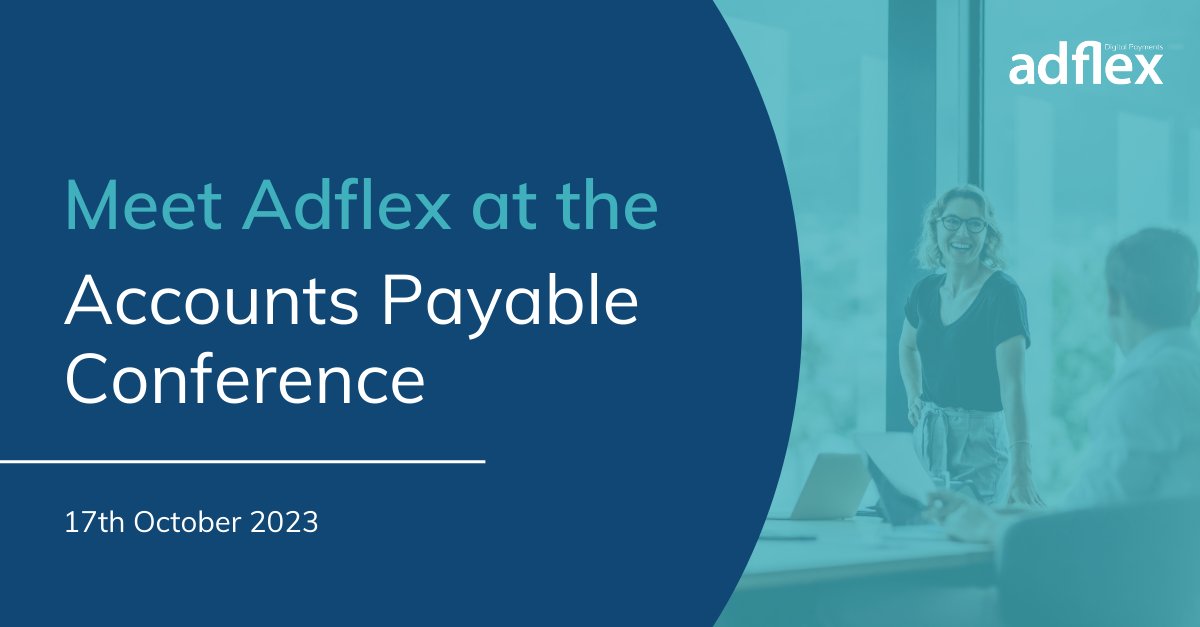 Adflex (@adflexuk) on Twitter photo Andy Downman and Ben Thurlow from the Adflex commercial team are attending the <a href="/AP_Association/">Accounts Payable Association</a> annual AP conference tomorrow in Birmingham, UK.
Drop them a message if you want to connect.
#adflex #b2bpayments #accountspayable Andy Downman and Ben Thurlow from the Adflex commercial team are attending the <a href="/AP_Association/">Accounts Payable Association</a> annual AP conference tomorrow in Birmingham, UK.
Drop them a message if you want to connect.
#adflex #b2bpayments #accountspayable