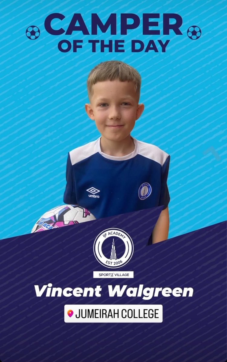 IJF_Academy's tweet photo. A great start to our camps this week 👏

📍Jumeirah College
📍GEMS International School

To register;
📧 info@itsjustfootball.com 
📞 +971 55 909 4809

#IJF ⚪🔵⚪ https://t.co/sWqtJRStTY