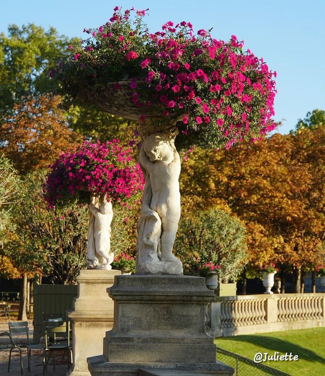 Belle après-midi à tous 💙
#Goodafternoon #photooftheday #paris 
#architecture #photograghy #JardinduLuxembourg #rivegauche  #architecturephotography #lundifleuri