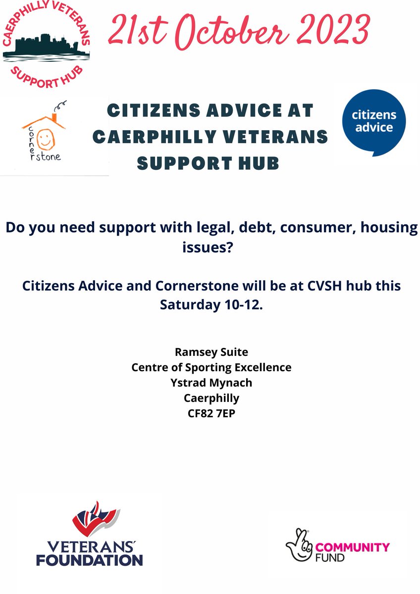 Caerphilly Veterans Hub tweet media