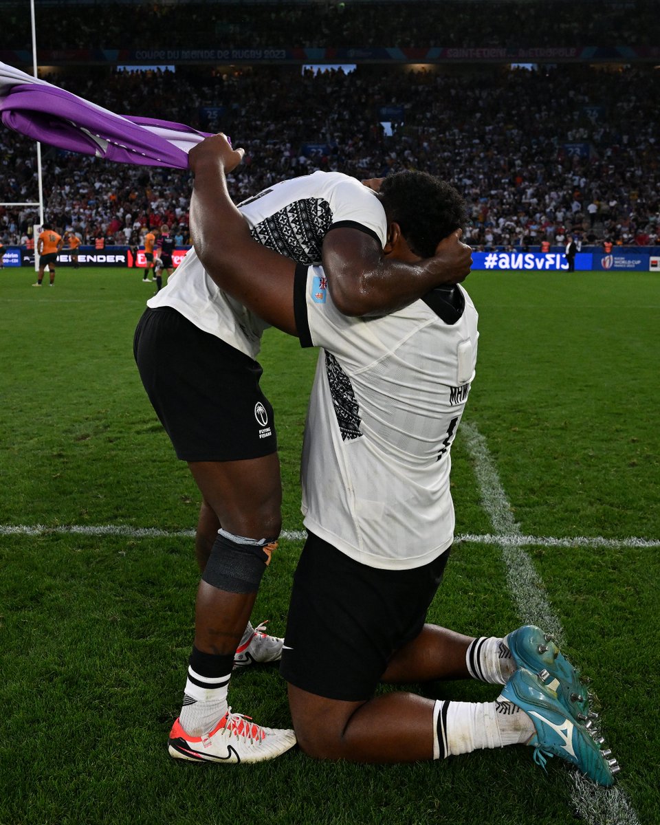 rugbyworldcup's tweet photo. You brought flair, passion and determination. And left us with memories and joy 🙌

Thank you @fijirugby 🇫🇯

#RWC2023 https://t.co/QQEZeeBdq2
