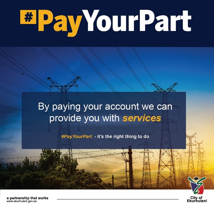 City_Ekurhuleni's tweet image. Thank you for playing your part and paying your municipal account.  #PayYourPart