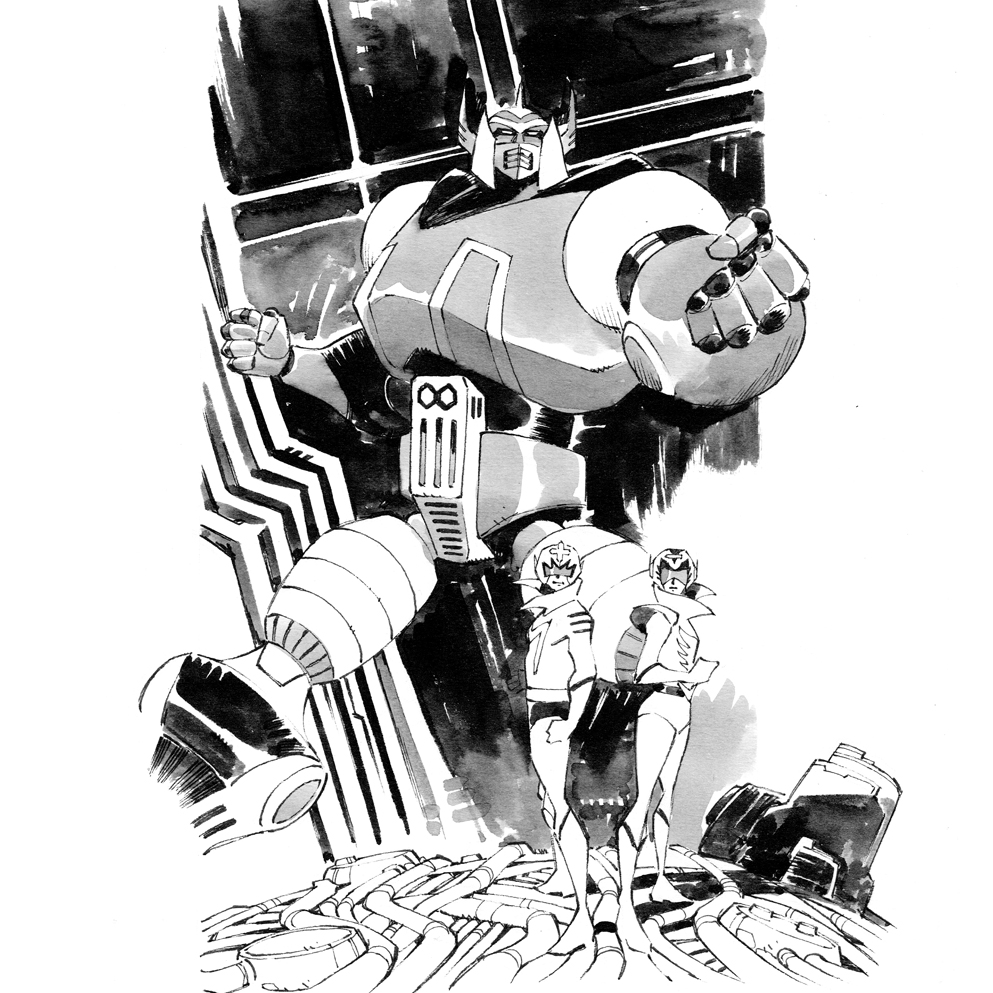 nelsondaniel's tweet photo. Super Magnetron commission #Inktober  #inktober2023  #notinktober #supermagnetron #festivalderobots #magnos https://t.co/EC8ECL51uj