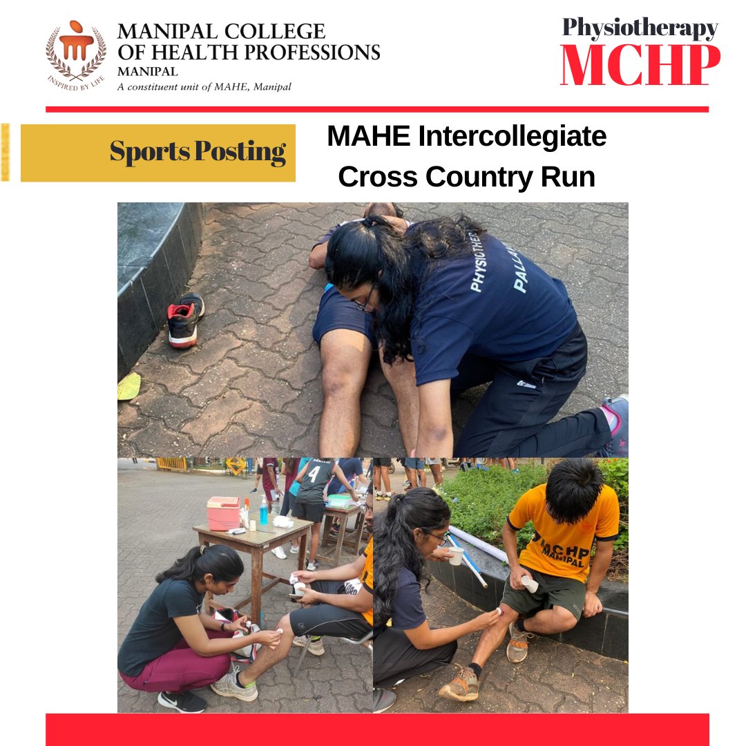 Physiotherapy MCHP (@ptmchp) on Twitter photo <a href="/PtMchp/">Physiotherapy MCHP</a> faculty A/Prof <a href="/prateek_physio/">prateek srivastav, PhD</a> and the PGs Ms. Pallavi and Ms. Harshika Raut provided sports physiotherapy services to the participants of the <a href="/MAHE_Manipal/">Manipal Academy of Higher Education</a> Intercollegiate Cross Country event held on October 15, 2023.
<a href="/SportsMahe/">Sports Council- MAHE</a> <a href="/MCHP_MAHE/">MCHP</a> <a href="/johnsolomon78/">John Solomon</a> <a href="/PtMchp/">Physiotherapy MCHP</a> faculty A/Prof <a href="/prateek_physio/">prateek srivastav, PhD</a> and the PGs Ms. Pallavi and Ms. Harshika Raut provided sports physiotherapy services to the participants of the <a href="/MAHE_Manipal/">Manipal Academy of Higher Education</a> Intercollegiate Cross Country event held on October 15, 2023.
<a href="/SportsMahe/">Sports Council- MAHE</a> <a href="/MCHP_MAHE/">MCHP</a> <a href="/johnsolomon78/">John Solomon</a>