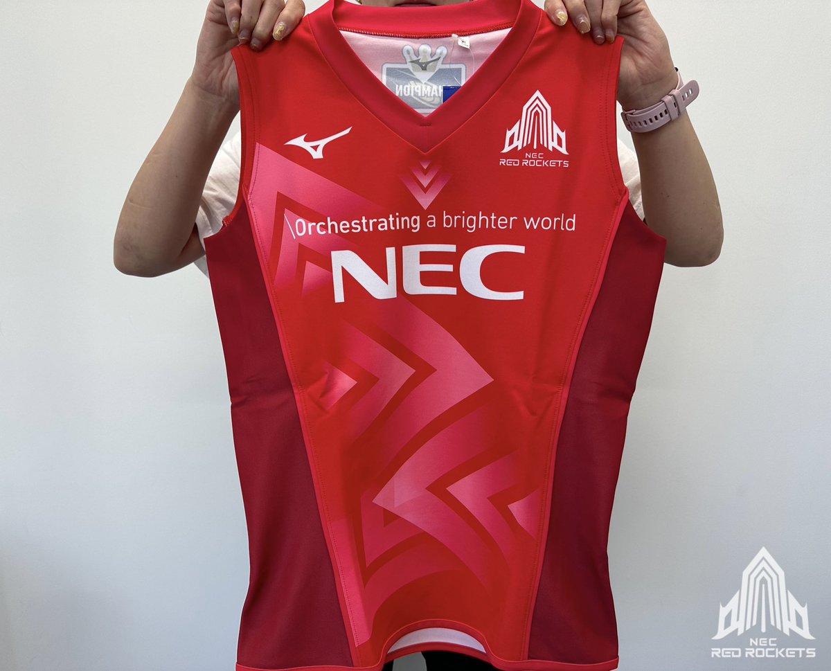 NECレッドロケッツ 山田二千華選手 ほろ苦く レプリカユニフォーム NECレッドロケッツ 山田二千華選手 ほろ苦く レプリカユニフォーム