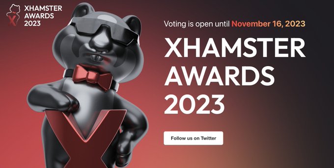 BIG NEWS! I have just been nominated in this year's @xhamstercom Awards!   Please support me by heading<a href="/tag/avnawards"class="tags"><span>#avnawards</span></a>