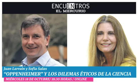 JuanLarrainC's tweet photo. Para quienes se interesen este miércoles estaremos conversando sobre los dilemas éticos que nos plantean los avances científicos.  Más información https://t.co/8CsE7OH4zv https://t.co/H0ouXThlcv