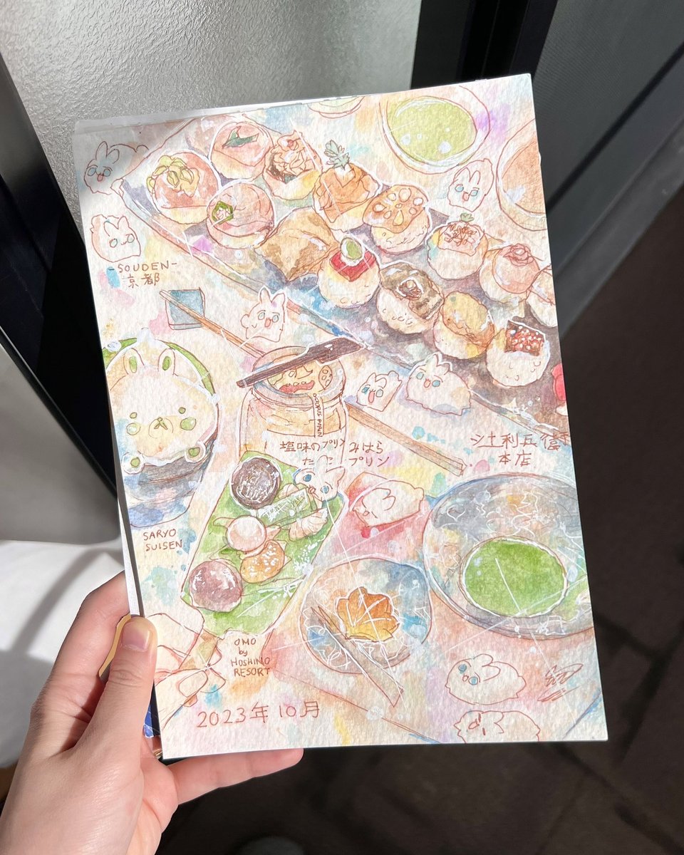 Kansai food I NYOOM !✨🍵🍣
#watercolor #krinpalette