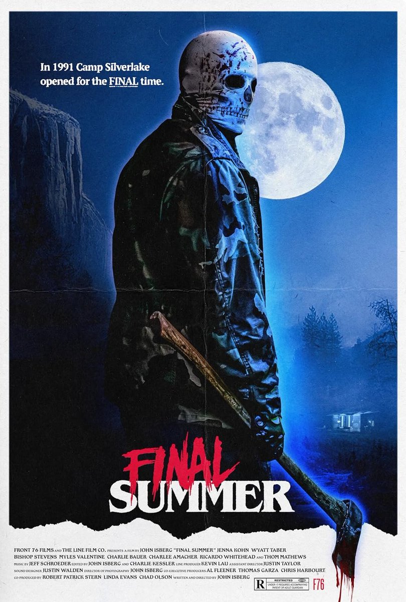 FilmMomatic's tweet image. #NowWatching FINAL SUMMER #JohnIsberg #ThomMathews #BishopStevens #CarlBailey #JennaKohn #NoraYates #CharlieBauer #JaceJamison #CharleeAmacher #KimmySchofield #MylesValentine #FarbotaLynn #RicoWhitehead #FabianGuerrero #31DaysOfHorror