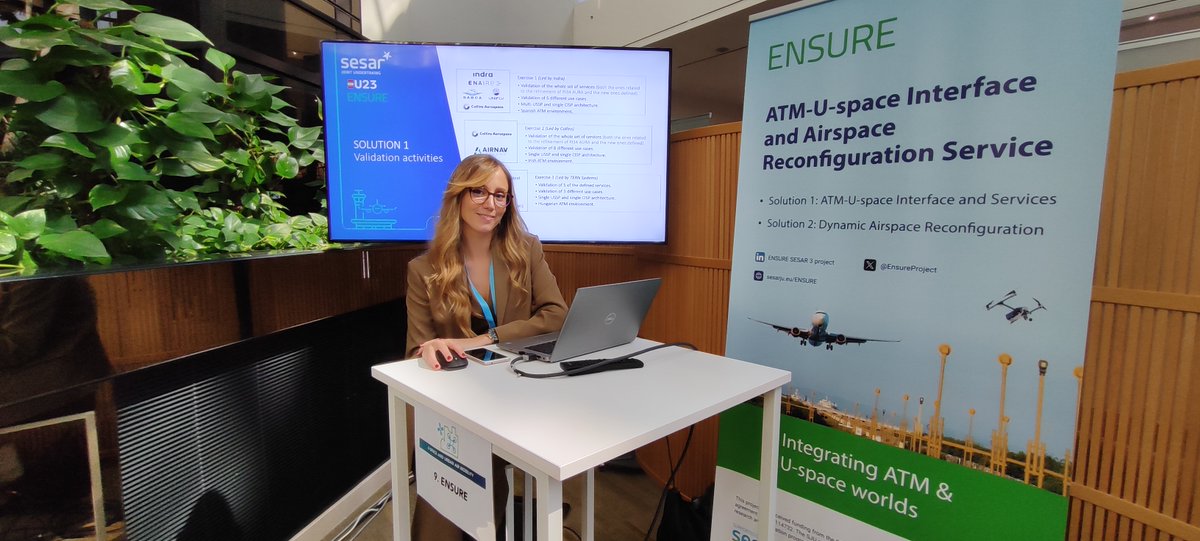 ENSURE project (@ensureproject) on Twitter photo Last week we attended at #AnnualConference2023 organised by <a href="/SESAR_JU/">SESAR JU🇪🇺✈️</a>✈️. It was a pleasure for us to have the opportunity to present <a href="/PJ34AURA/">PJ34-W3 AURA project</a> project and ENSURE project, represented by <a href="/IndraCompany/">Indra</a>, in this important event focus on the update of the European #ATM Master Plan✈️ Last week we attended at #AnnualConference2023 organised by <a href="/SESAR_JU/">SESAR JU🇪🇺✈️</a>✈️. It was a pleasure for us to have the opportunity to present <a href="/PJ34AURA/">PJ34-W3 AURA project</a> project and ENSURE project, represented by <a href="/IndraCompany/">Indra</a>, in this important event focus on the update of the European #ATM Master Plan✈️