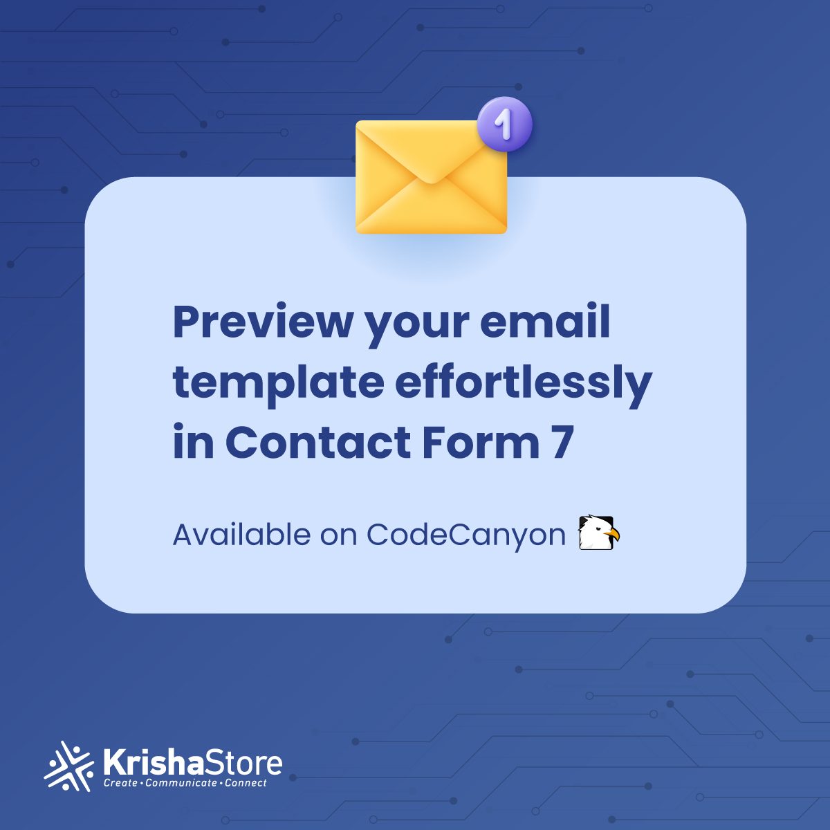 Curious to see how your #emailtemplate will look? Just click the eye icon under the 'Email templates' tab for a sneak peek! After making changes in the 'Mail' tab where the #HTML code lives, you can also #preview and send a #testemail.  

rebrand.ly/9rcdipi

#KrishaStore