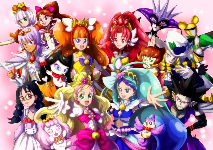 #とにかくワチャーッと集合してる絵を晒す見た人もやる  ワチャーッ!!!
