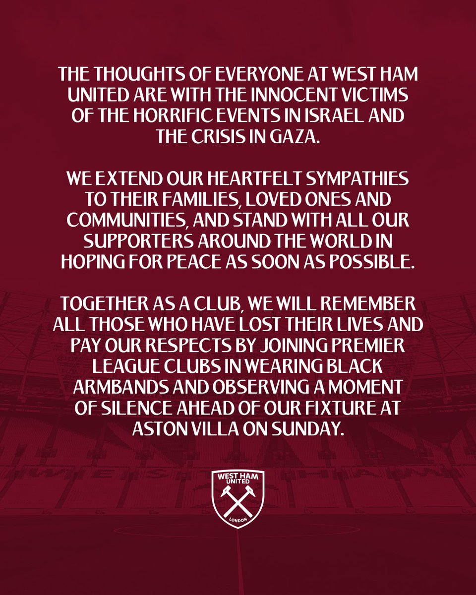 West Ham United tweet media