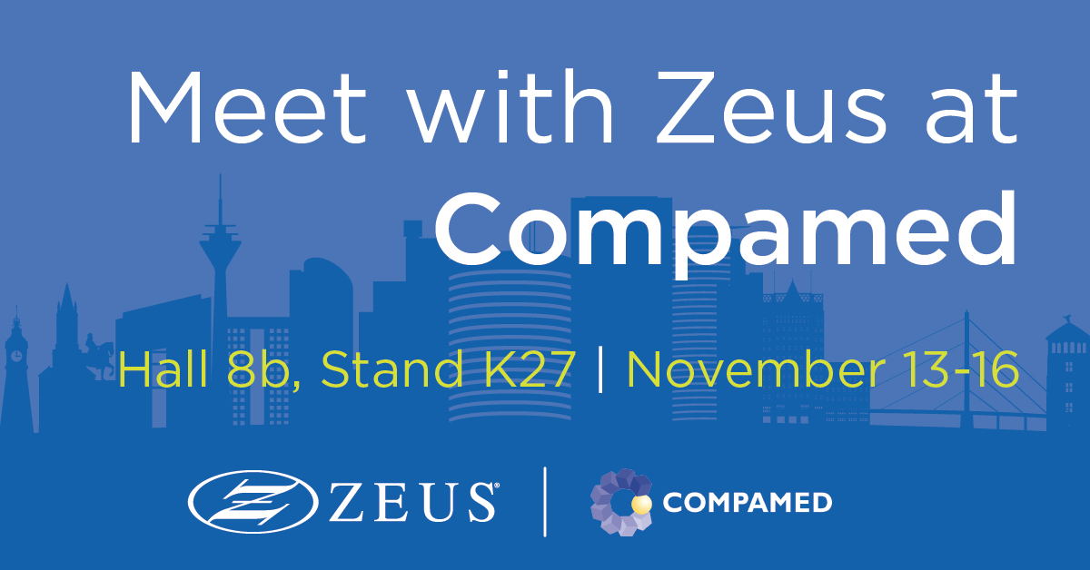 If you’re going to Compamed this year, put a visit to the Zeus stand in your diary for a first look at precision-cut tubing samples of Absorv™ XSE and to explore our innovative end-to-end range of catheter components. See you at Hall 8b, Stand K27! #Compamed23