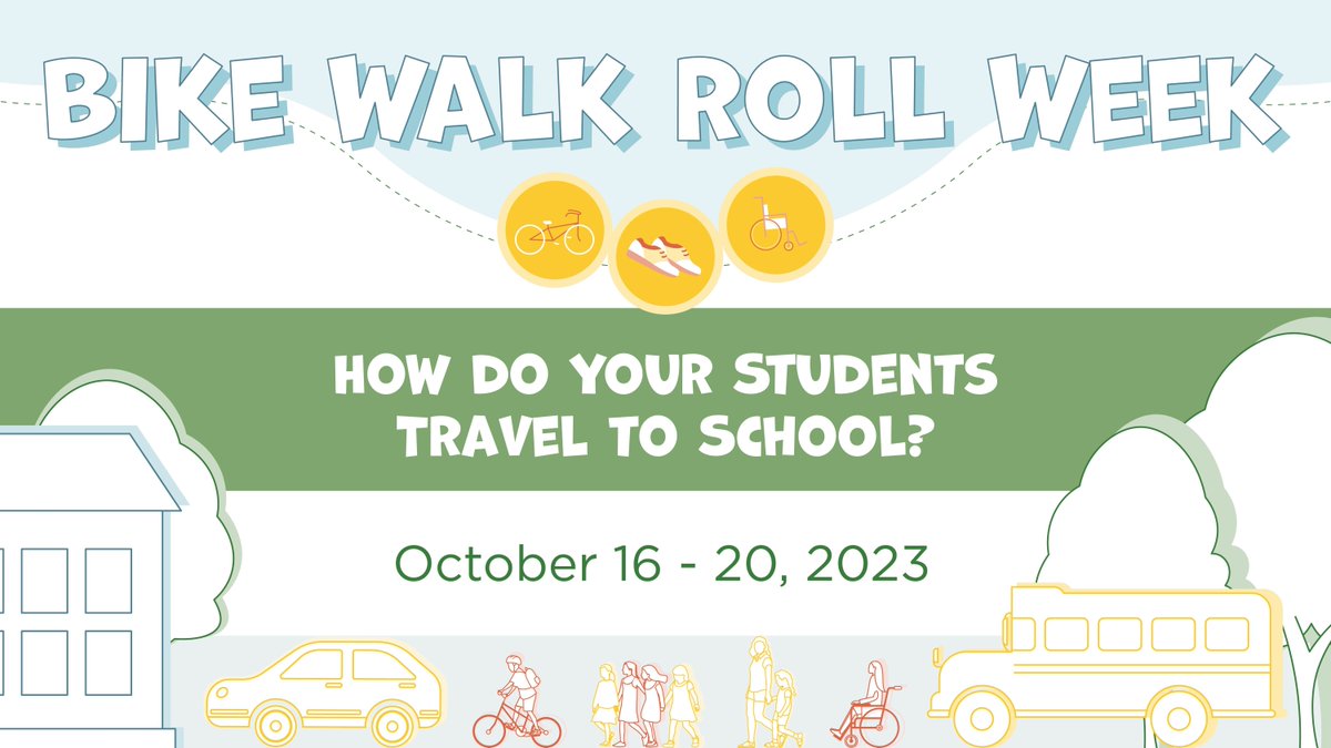Green Communities Canada (@grncommunities) on Twitter photo It's #BikeWalkRollWeek! 🚲👟🦽
Start the school day with a 30-second hands-up survey using <a href="/BikeWalkRoll/">BikeWalkRoll</a>! How did your students get to school today?🖐️📊
Take the survey👉 buff.ly/3qH8ZMx
#ActiveTransportation #StudentTransportation It's #BikeWalkRollWeek! 🚲👟🦽
Start the school day with a 30-second hands-up survey using <a href="/BikeWalkRoll/">BikeWalkRoll</a>! How did your students get to school today?🖐️📊
Take the survey👉 buff.ly/3qH8ZMx
#ActiveTransportation #StudentTransportation