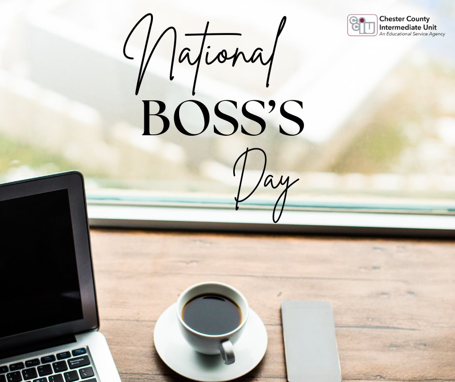 Happy National Boss’s Day! Today we show gratitude to our leadership in the workplace. Make sure to thank your supervisor for their continued guidance! #TeamCCIU