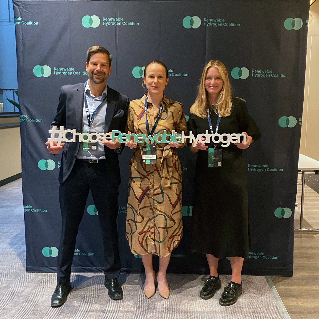 Last week, Ola, Kajsa, and Malin represented our team at the Renewable Hydrogen Summit #RHS2023. Kajsa took the stage highlighting the need for a level playing field in #renewablehydrogen and the key role of EU carbon pricing in boosting green steel competitiveness!