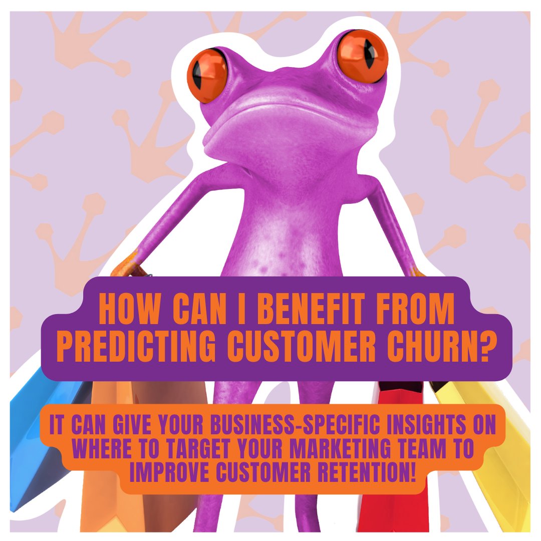 PurpleFrogSys's tweet image. Unlock the power of predicting customer churn! 🛍️⛔️
Get tailored insights for your business on where to focus your marketing efforts and boost customer retention! 👏
Learn more: purplefrogsystems.com/machine-learni…
#MachineLearningMonday #ML #AI