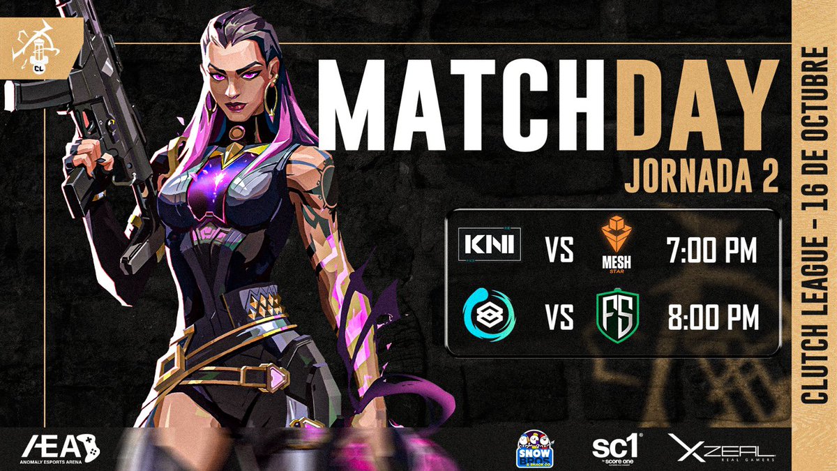 Anomaly_Arena's tweet image. HOY HOY HOY JORNADA 2 EN LA CLUTCH LEAGUE 2.0

7:00PM
@KunaiEsports vs @StarLegendsEs 

8:00PM
@NewCombatLine vs @FiveStack_5 

Nos vemos en: Twitch.tv/anomalyesports… 🙏🏼😮‍💨